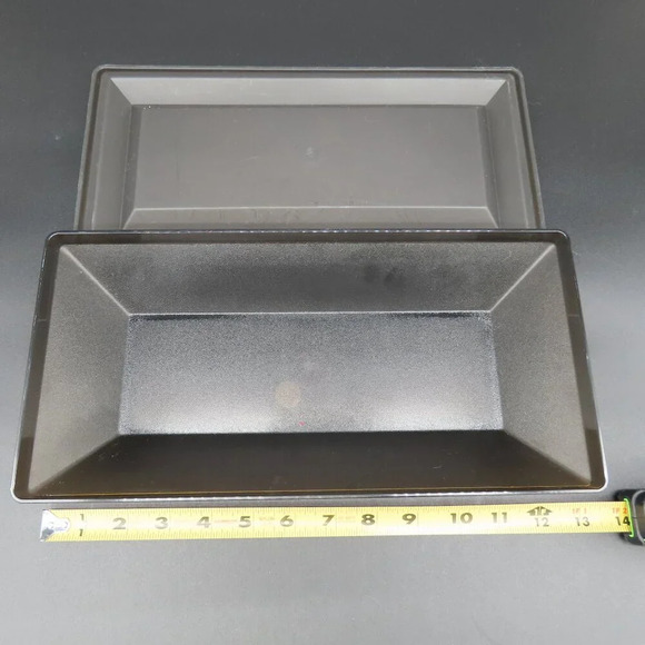 Tupperware Get Together Buffet Complete 7 Piece Set Black Tray Containers - Picture 9 of 11